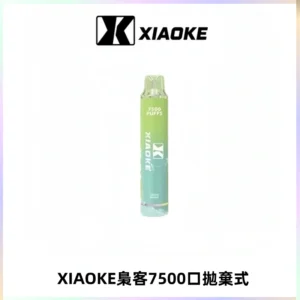 XIAOKE梟客7500Puffs跑馬燈拋棄式電子煙 可發光一次性